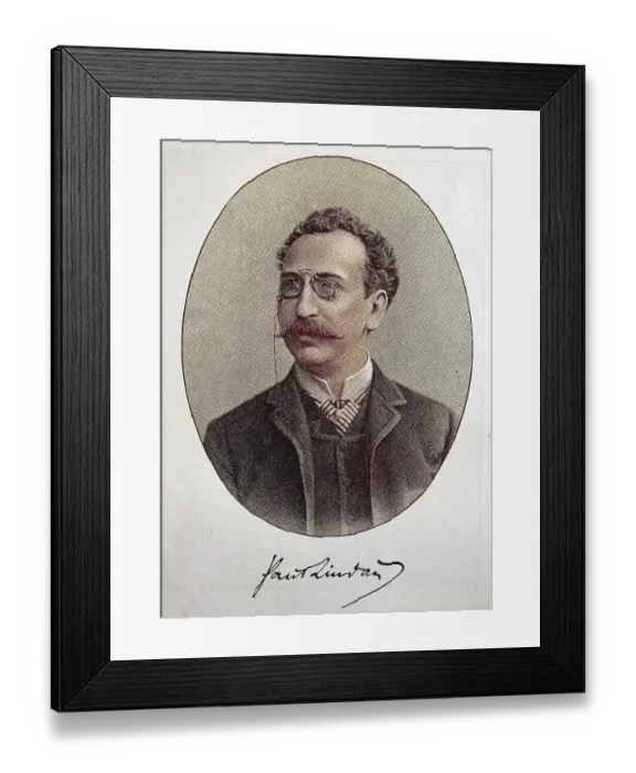 Framed Print : Paul Lindau, 3 June 1839, 31 January 1919