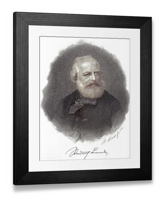 Framed Print : Julius Roderich Benedix, 21 January 1811 Framed Print : Julius Roderich Benedix, 21 January 1811