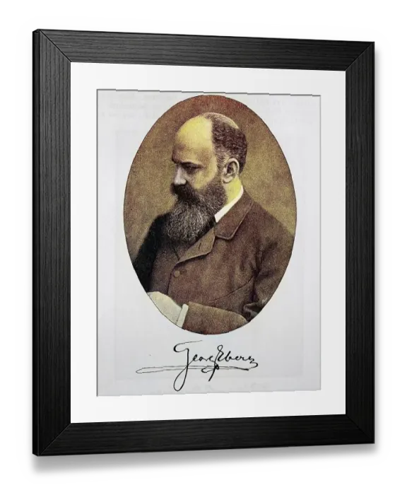 Framed Print : Georg Moritz Ebers, 1 March 1837