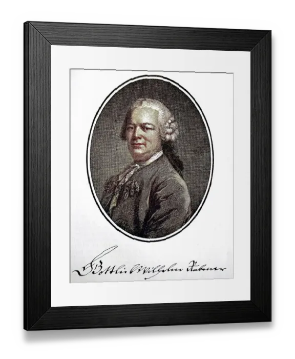 Framed Print : Gottlieb Wilhelm Rabener, 17 September 1714 Framed Print : Gottlieb Wilhelm Rabener, 17 September 1714