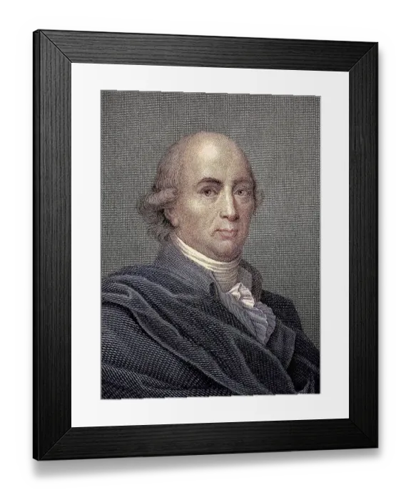 Framed Print : Johann Gottfried Seume, 29 January 1763 - 13 June 1810