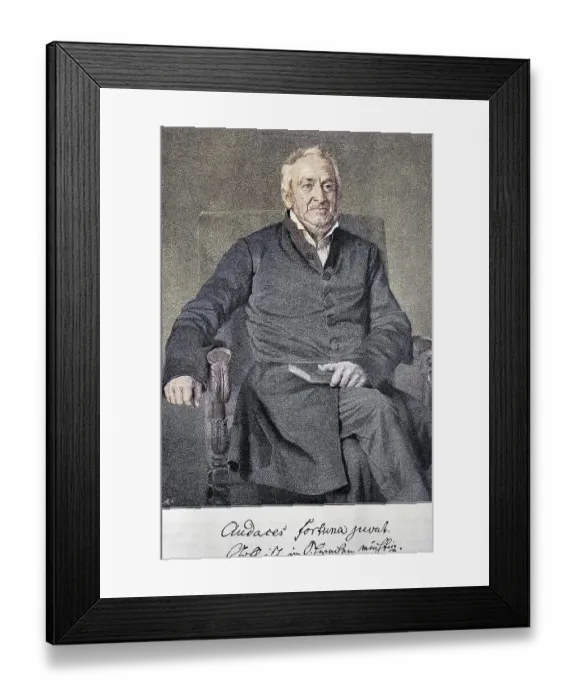 Framed Print : Ernst Moritz Arndt, 26 December 1769 29 January 1860
