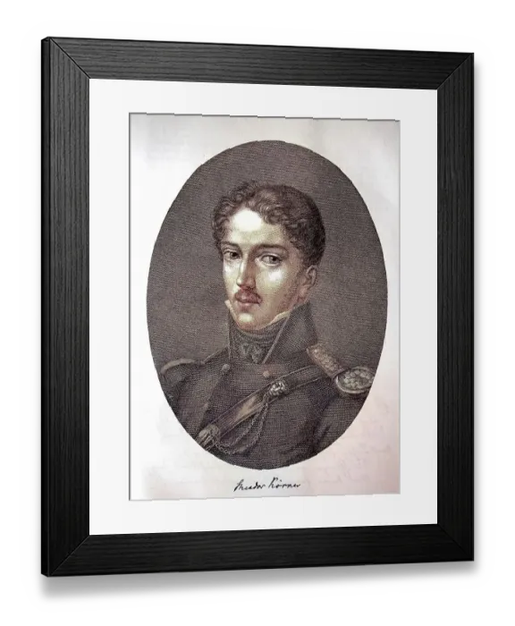 Framed Print : Carl Theodor Koerner, 23 September 1791 - 26 August 1813