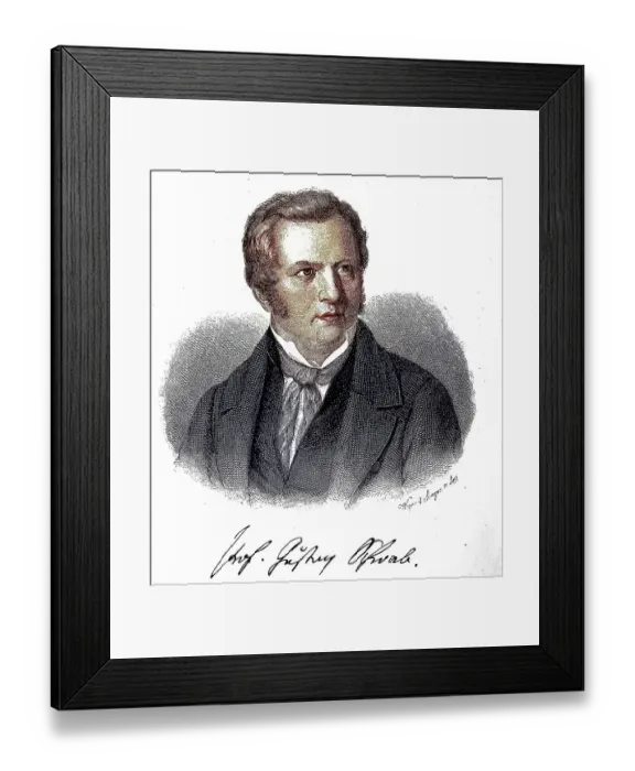 Framed Print : Gustav Benjamin Schwab, 19 June 1792