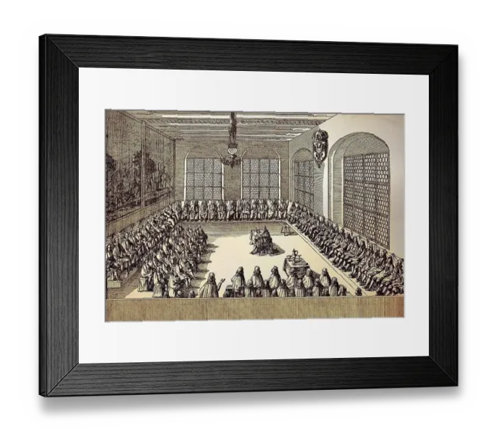 Framed Print : Facsimile of a meeting of the Swabian common people's representation at the level of the districts of Ulm in 1669 Framed Print : Facsimile of a meeting of the Swabian common people's representation at the level of the districts of Ulm in 1669