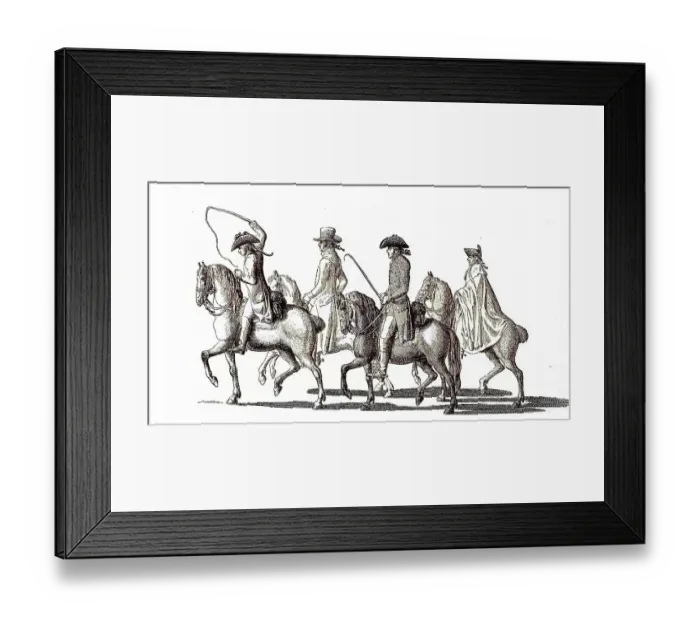 Framed Print : Daniel Chodowiecki travelling to Dresden Framed Print : Daniel Chodowiecki travelling to Dresden
