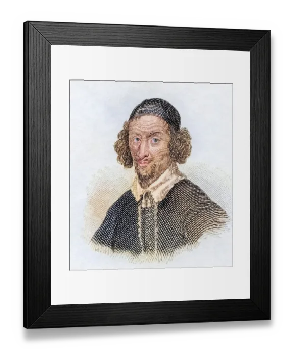 Framed Print : William Prynne, 1600 to 1669, English lawyer