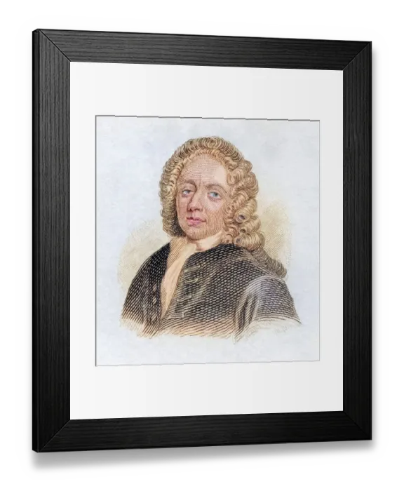 Framed Print : Edward Vernon Old Grog, 1684 to 1757