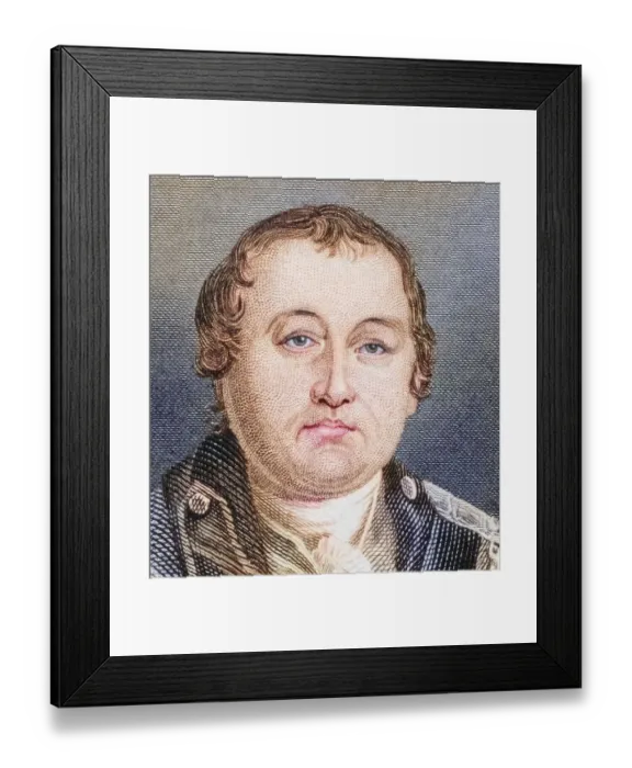 Framed Print : William Washington, 1752 to 1810 Framed Print : William Washington, 1752 to 1810