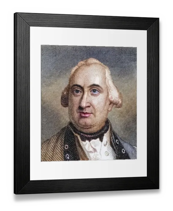 Framed Print : Charles Cornwallis, 1st Marquess and 2nd Earl Cornwallis