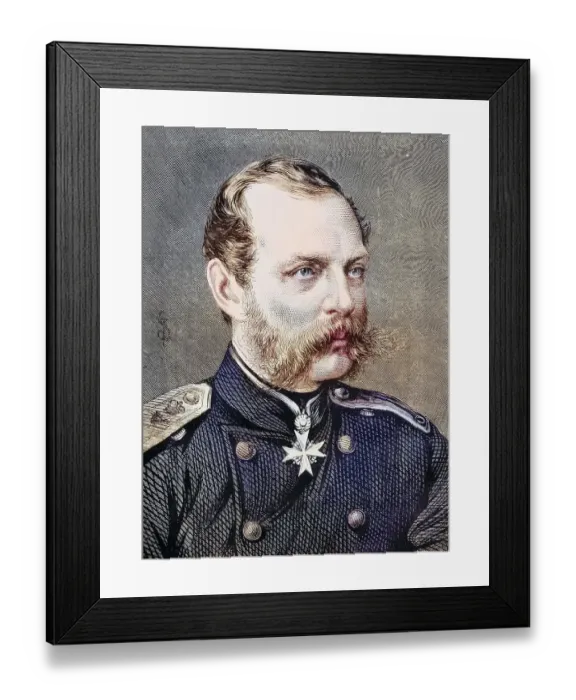 Framed Print : Alexander II of Russia, 1818-1881