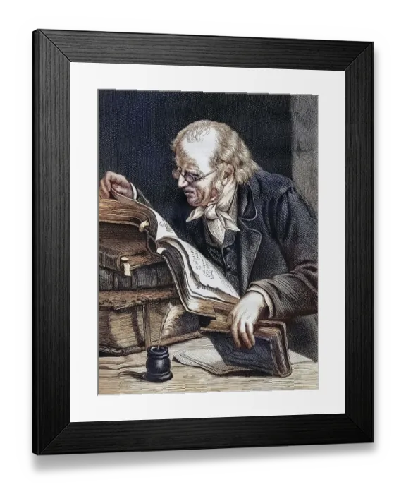 Framed Print : Bathold George Niebuhr, 1776-1831 Framed Print : Bathold George Niebuhr, 1776-1831