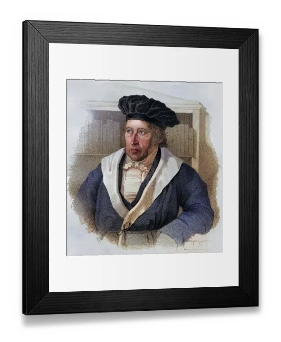 Framed Print : Georg Wilhelm Friedrich Hegel, 1770-1831