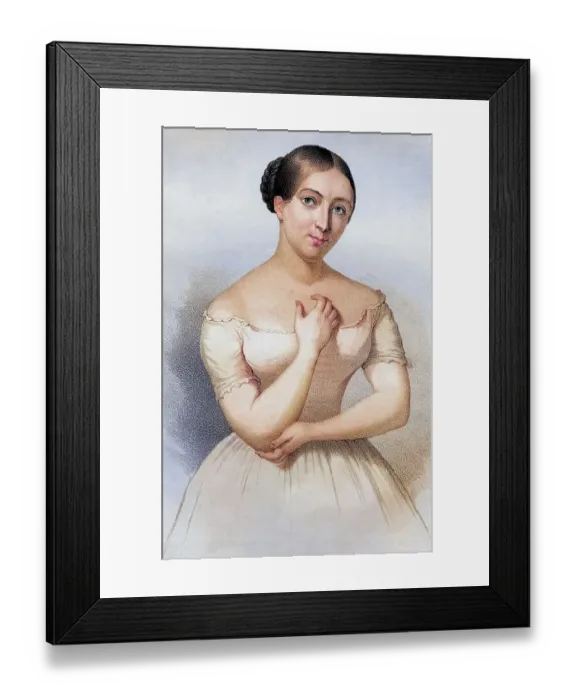 Framed Print : Giulia Grisi, 1810-1869, Italian opera singer