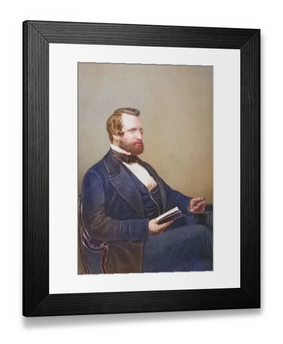 Framed Print : Sir Francis Crossley Bart. 1817-1872