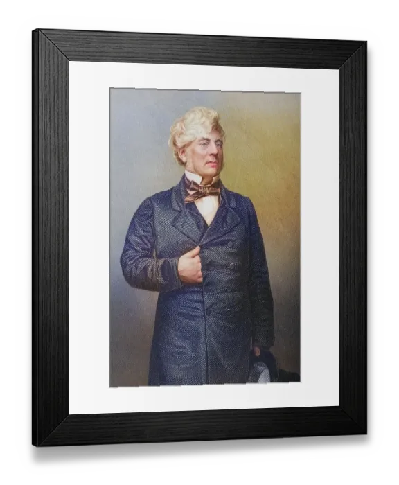 Framed Print : Sir William Shee, 1804-1868, first Catholic judge in Ireland since the Revolution of 1690