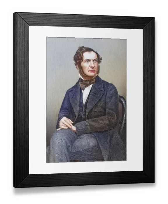 Framed Print : William Ewart Gladstone, 1809-1898 Framed Print : William Ewart Gladstone, 1809-1898
