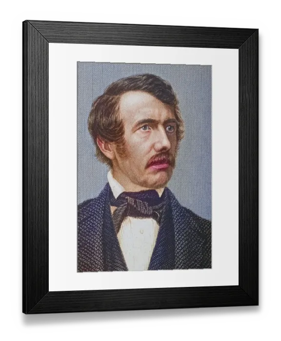 Framed Print : David Livingstone, 1813-1873, Scottish missionary and explorer Framed Print : David Livingstone, 1813-1873, Scottish missionary and explorer