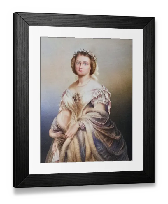 Framed Print : HRH Victoria Adelaide Maria Louisa