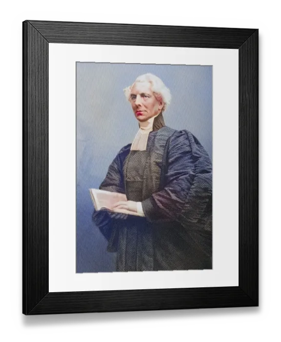 Framed Print : Hugh McNeile, 1795-1879, Anglican clergyman