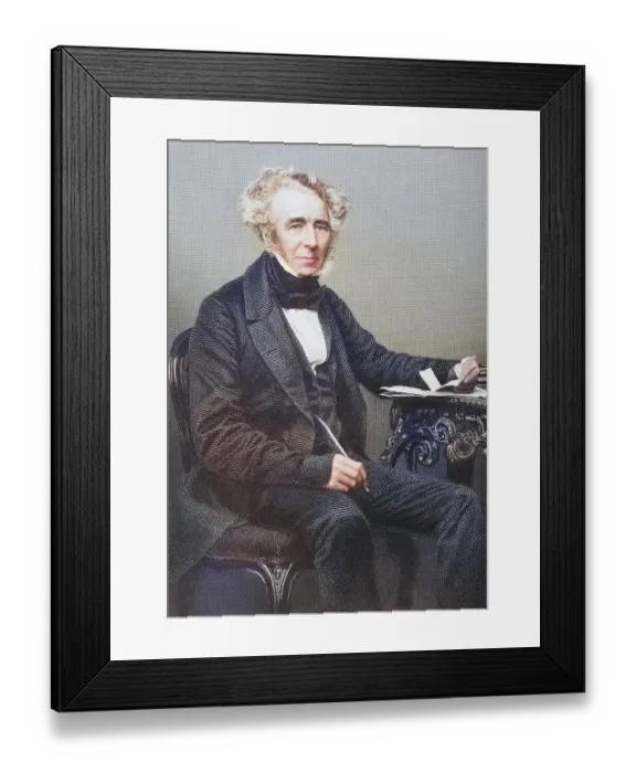 Framed Print : James William Gilbart, 1794-1863