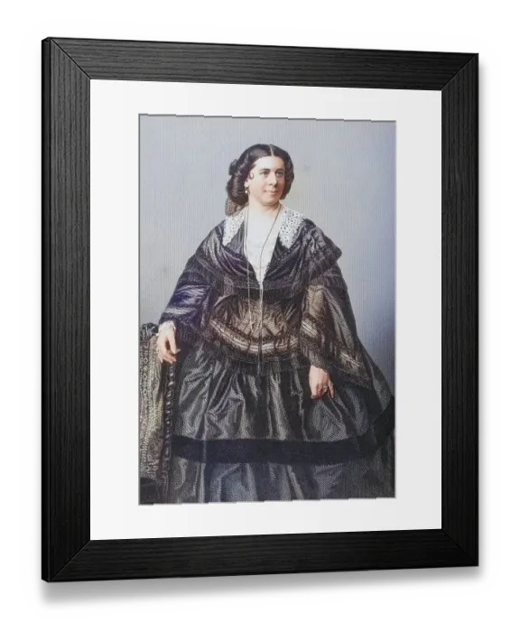 Framed Print : Madame Anna Bishop, 1810-1884, English soprano