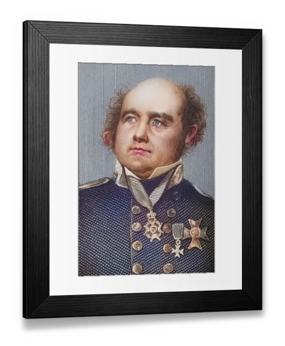 Framed Print : Sir John Franklin, 1786, 1847, famous English navigator Framed Print : Sir John Franklin, 1786, 1847, famous English navigator