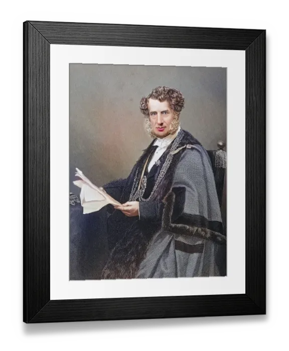 Framed Print : Sir Robert Walter Carden, 1801-1888 Framed Print : Sir Robert Walter Carden, 1801-1888