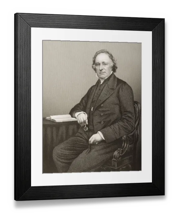 Framed Print : Thomas Binney, 1798-1874, English Congregationalist clergyman Framed Print : Thomas Binney, 1798-1874, English Congregationalist clergyman