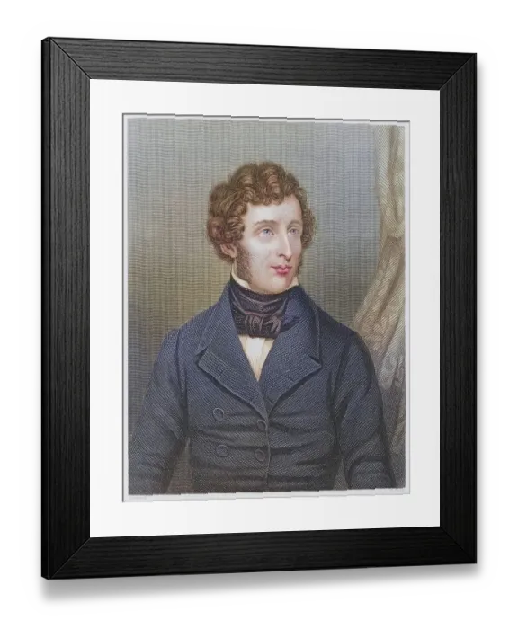 Framed Print : Friedrich Wohler (1800-1882), German organic chemist