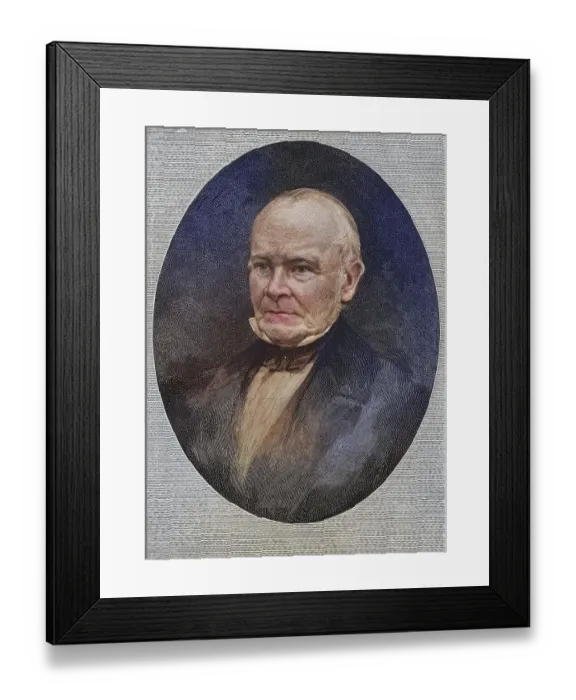 Framed Print : Thomas Nuttall (1786-1859) English botanist Framed Print : Thomas Nuttall (1786-1859) English botanist