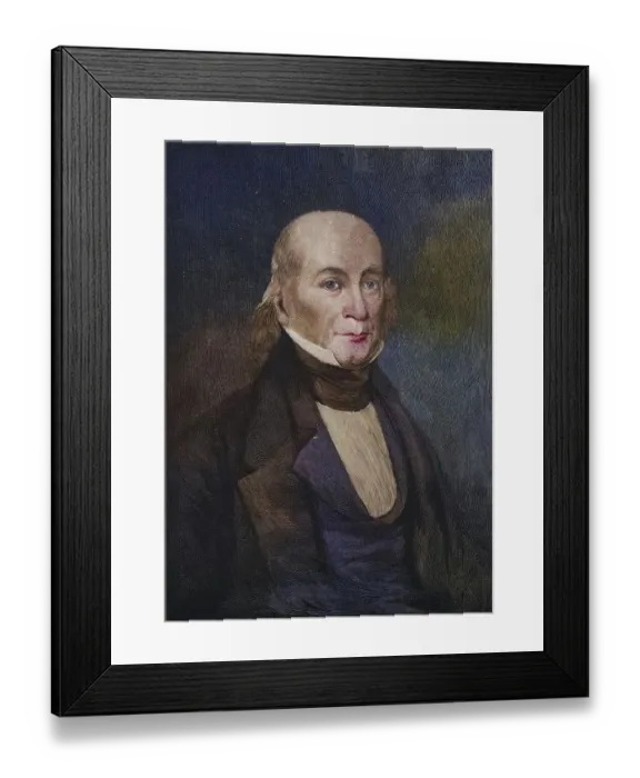 Framed Print : Gerard Troost (1776-11850), Dutch-born American geologist and natural philosopher