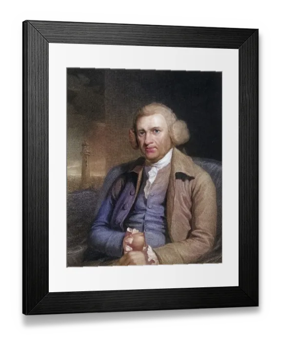 Framed Print : John Smeaton (1724-1792), English civil engineer