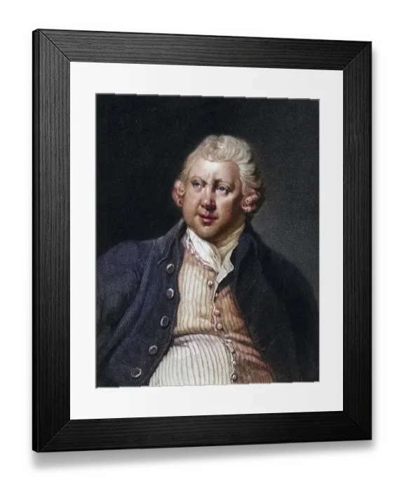 Framed Print : Richard Arkwright (1732-1792), English inventor and industrialist