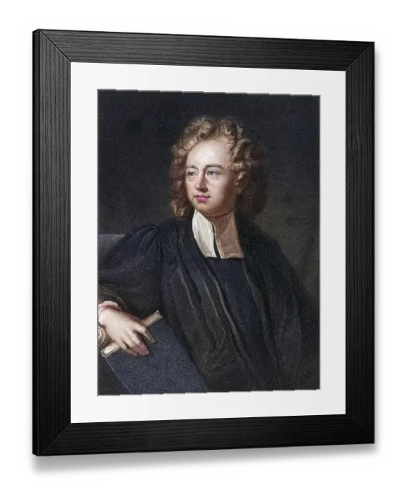 Framed Print : Richard Bentley (1662-142), English classical philologist and philologist