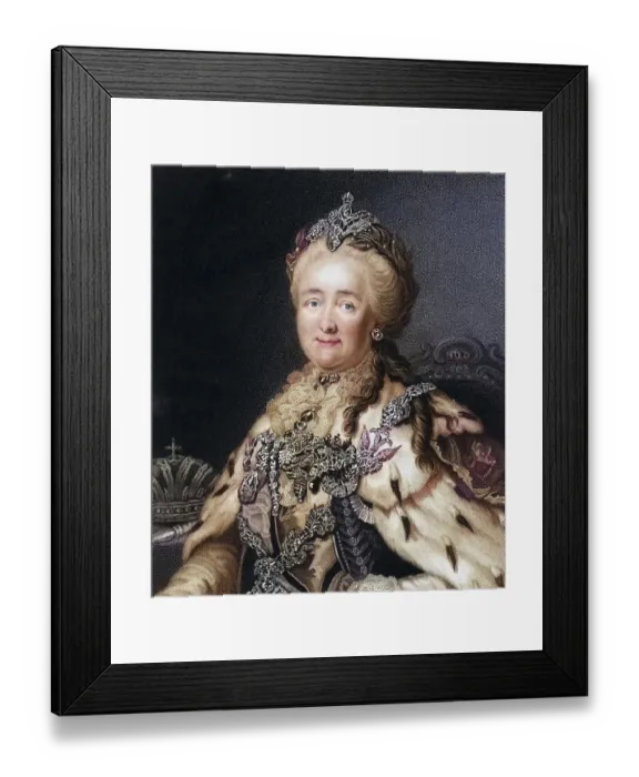 Framed Print : Catherine II, the Great (1729-1796)