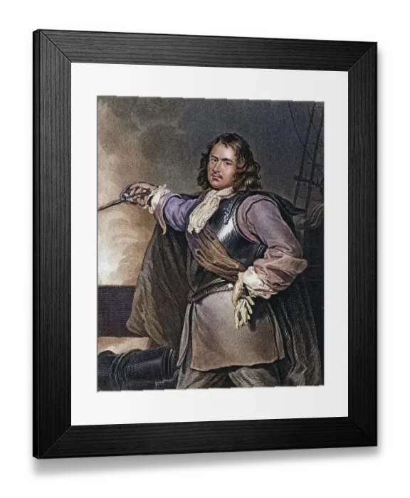 Framed Print : Robert Blake (1599-1657) English naval commander