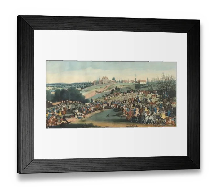 Framed Print : Hunt, Hunting scene, Easter Monday Framed Print : Hunt, Hunting scene, Easter Monday