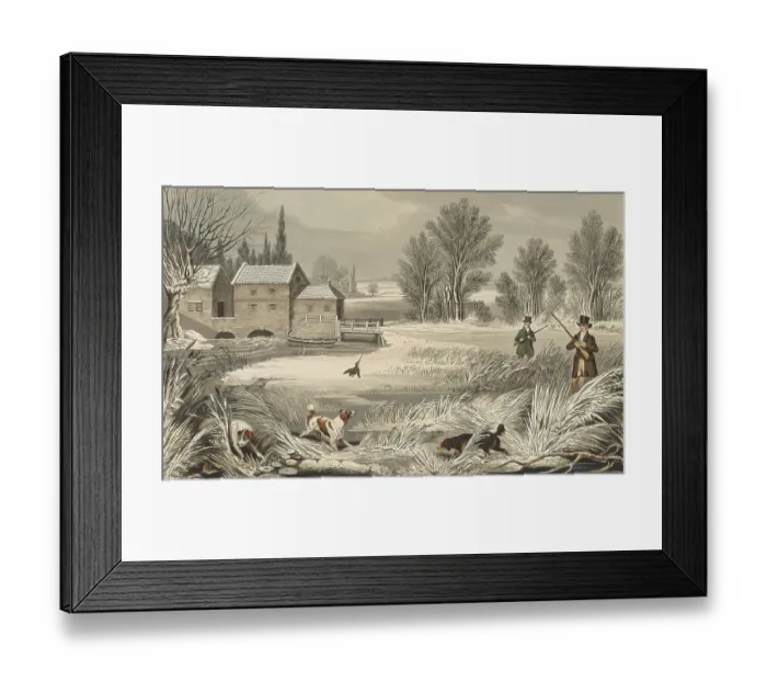 Framed Print : Snipe hunt, 1822, England, Historical