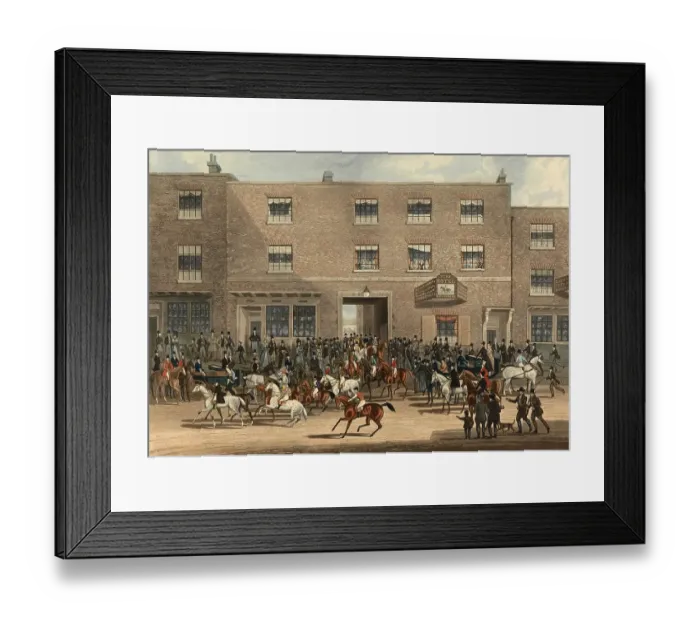 Framed Print : St Albans Grand Steeple Chase on 8 March