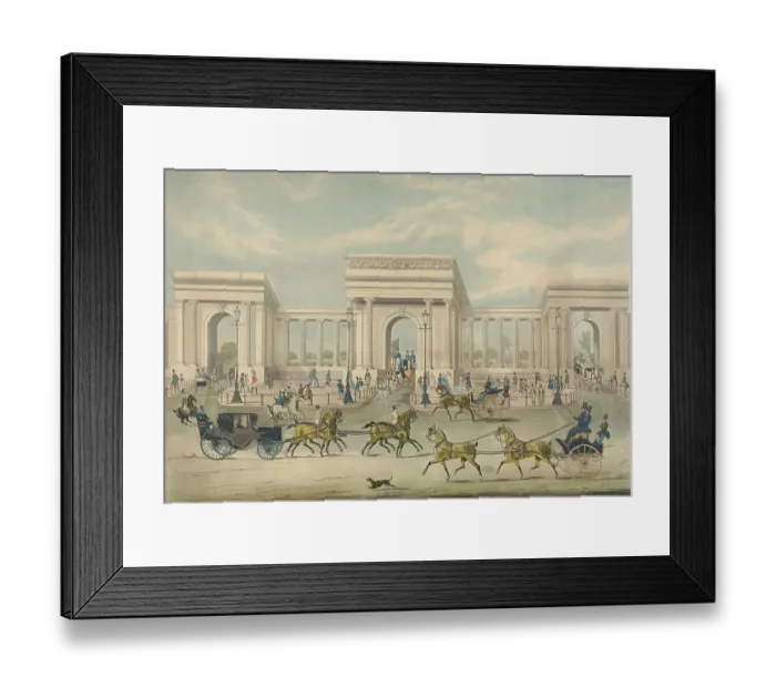 Framed Print : The main entrance to Hyde Park