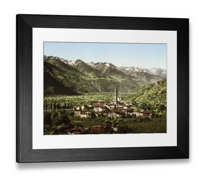 Framed Print : Madonna di Tirana, Tirano