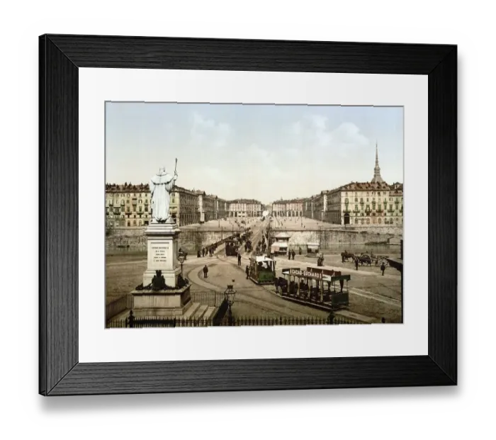 Framed Print : Victor Emmanuel Square, Turin, Italy Framed Print : Victor Emmanuel Square, Turin, Italy