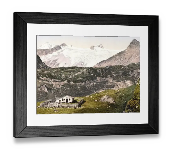 Framed Print : Johannishuette with the Grossvenediger