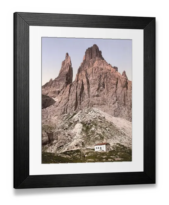 Framed Print : Rose Garden Group in the Dolomites