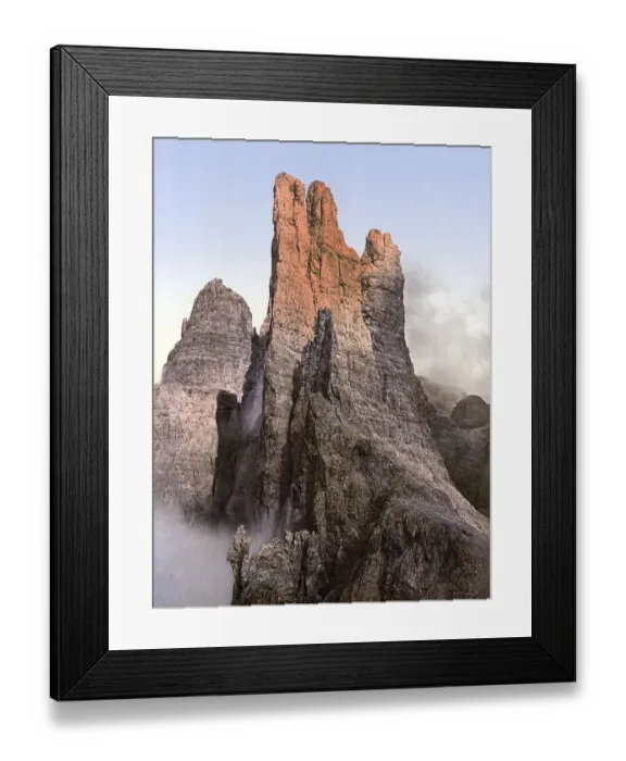 Framed Print : Rose garden group in the Dolomites Framed Print : Rose garden group in the Dolomites