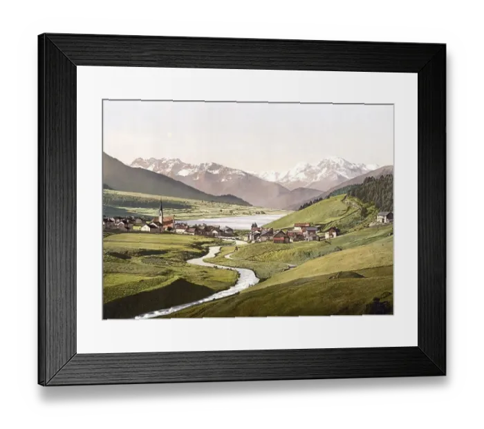 Framed Print : St. Valentin, Haide with Haidersee