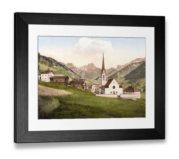 Framed Print : St. Christina in Groeden, formerly Tyrol Framed Print : St. Christina in Groeden, formerly Tyrol