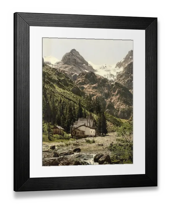 Framed Print : Mineral water fountain, Holy Three Fountains