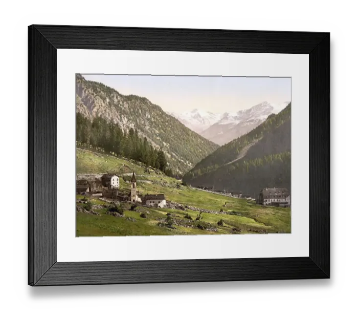 Framed Print : Tre Croci, direction Weisskogl